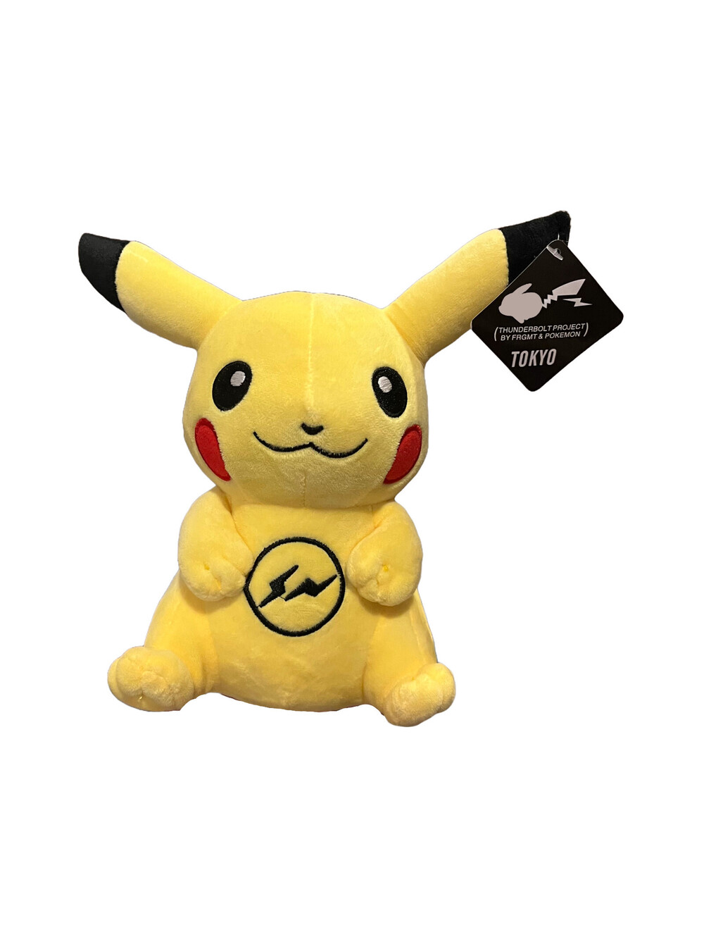NWT Thunderbolt Project Fragment & Pokémon Rare Yellow Pikachu Plush Tokyo Japan